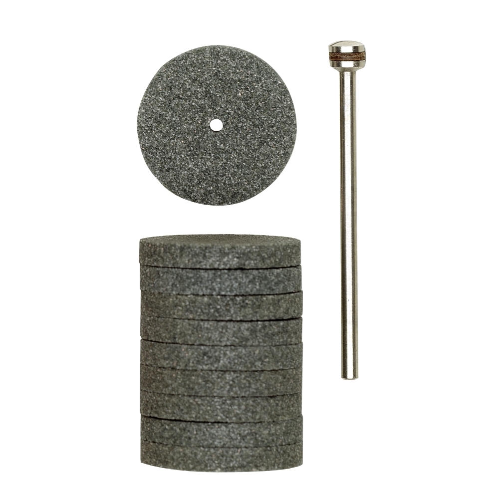Discuri din carbura de siliciu, 22 mm, 10 buc. include axul de prindere